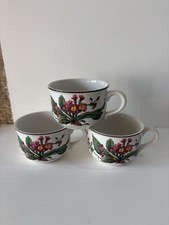 3 GRANDE TASSE DEJEUNER CAFÉ THE  VILLEROY & BOCH SERVICE BOTANICA COLLECTION