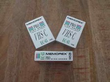 3 Cassette Video VHS-C Vierge