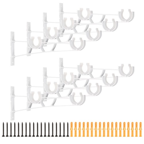 8pcs supports pour rideaux - 8pcs,