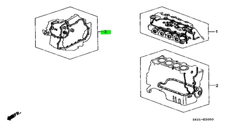 Kit joints origine honda - de,