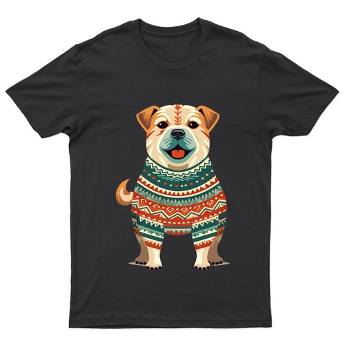 Shiba inu dog fair isle - fair,