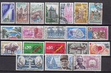 Timbres des années 1970 - Lot