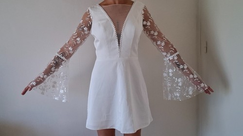 Robe mariée ivoire - ivoire, courte