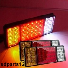 2 Feux Arrière 12V LED Stop Position Recul Clignotant - Remorque Camion 36 LED