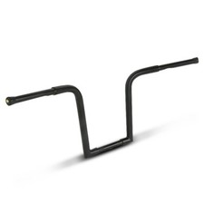 Guidon Ape Hanger Square 12" pour Harley-Davidson Softail, Sportster noir