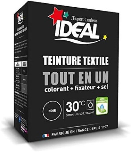 Teinture tissu noir tout - noir, en