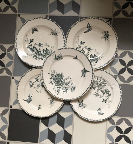 Lot assiettes faïence - lot,