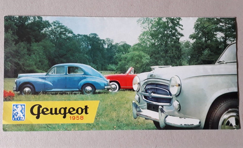 Peugeot range brochure 1958 - range,