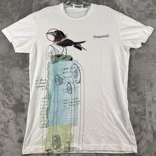 Dsquared2 shirt mens white - dsquared2,