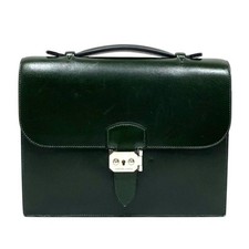 HERMES Sac a Depeches 27 Box Calf Handbag Black Square O (2011)