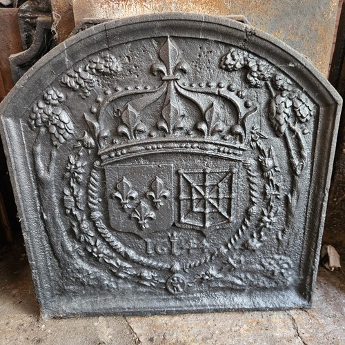 Plaque cheminée environ - 65, cm