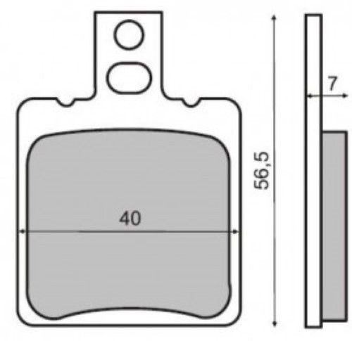 Plaquettes frein avant moto - avant,