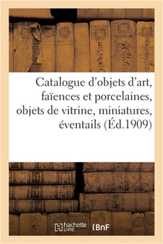 Catalogue objets art - d'objets, d'art
