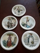 5 assiettes Kéramis  la