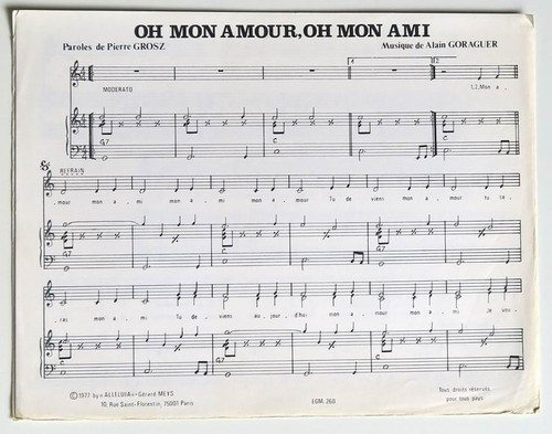 Partition sheet music isabelle - music,