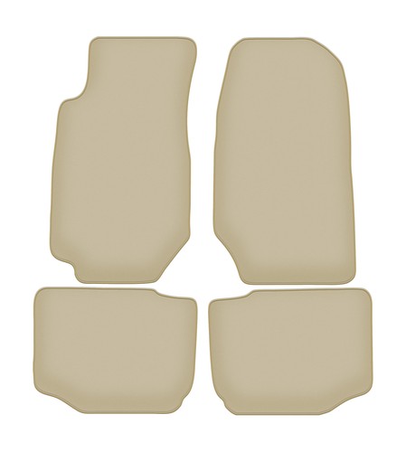 Tapis sol velours beige - tapis,