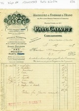 Dept 11 Carcassonne 18 Rue du Port - Belle Headête Bicycles & Sewing Machines 1917