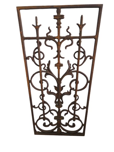 Grille porte fonte - de, en