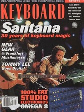 KEYBOARD magazine SANTANA TOMMY LEE Korg Oasys STEVE WALSH