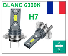 2x Ampoules Bulbs Alu H7 LED 10W 12V 6000k 2000Lm Feux Phares Car Headlights