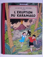 FAC SIMILE.JO,ZETTE ET JOCKO.L'ERUPTION DU KARAMAKO.HERGE.