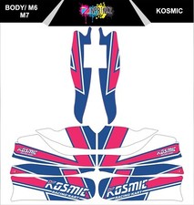 2019 M6/M7 KOSMIC FULL KART STICKER KIT TO FIT M6 BODY - KARTING