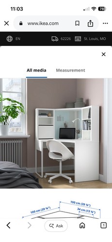 Ikea micke corner - ikea,