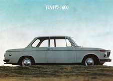 Affiche vintage BMW 1600 art