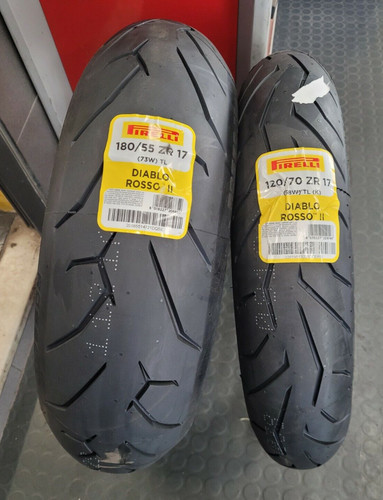 Paire pneus moto pirelli - de,