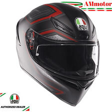 Casque Agv K1 S Sling Matt Black Red Intégral De Moto Taille XL 61 62 HELMET