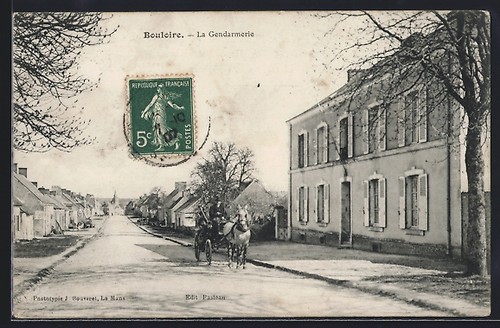 Cpa bouloire gendarmerie - cpa,