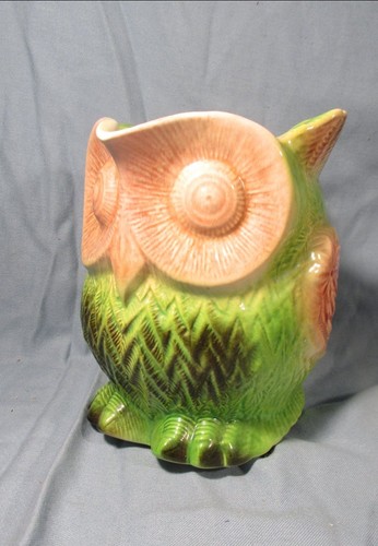 Pichet hibou faïence - hibou, en