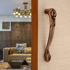 25.4cm Aluminium Lion Principal Poignée de Porte pour Toutes Les Paquet 1 C1