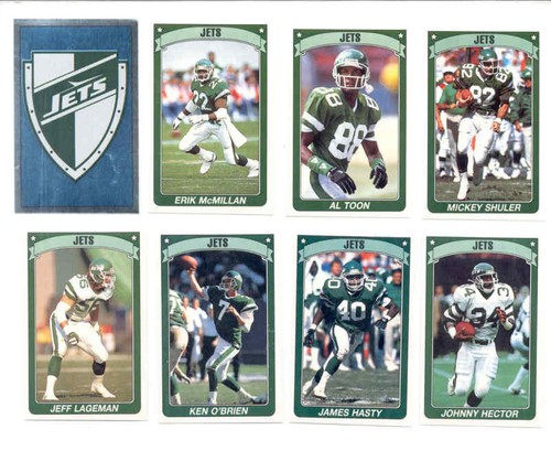 1990 new york jets - york, sticker