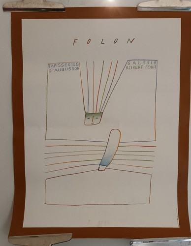 Affiche jean michel folon - affiche,