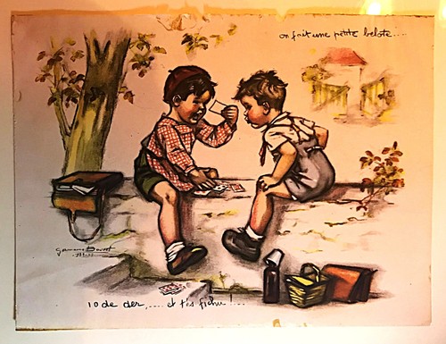 Gravure germaine bouret jeu - germaine,