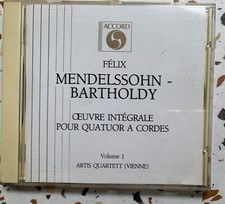 Artis Quartett Accord 200342 Mendelssohn Complete Works For String Quartet CD NM