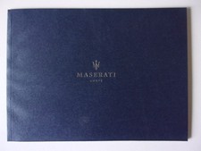 MASERATI COUPE 4200 GT orig 2002 UK Mkt Smaller Format Sales Brochure