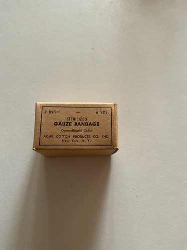 Rare ww2 bandage gauze - rare,