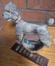 Breyer HTF Traditional GREY POODLE with ?BLUE RIBBON STICKER? Extremely RARE!