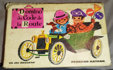 Fernand Nathan 1970 Highway Code Domino Educational Game Vintage Antique