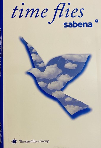 Sabena timetable 98 - sabena,