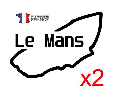 Stickers circuit mans x2 - circuit,