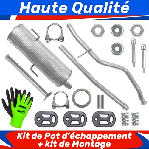 Kit pot échappement - kit, pour