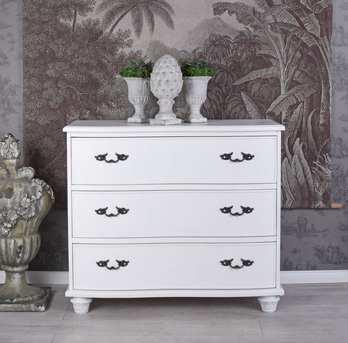 Commode buffet blanc maison - commode,