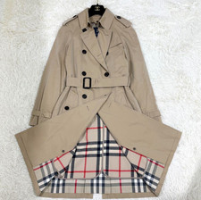 Burberry London Nova Check Trench Coat in Honey Beige  (US S)