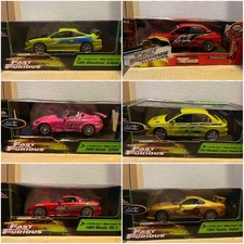 Fast & Furious 6-Piece 1/18 Scale Model Car Set