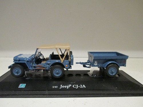 Jeep willys bleu foncé - cj, 2a