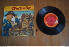 RIN TIN TIN AVEC RUSTY LA BOITE MAGIQUE 33T FORMAT EP 1963 POCHETTE BD