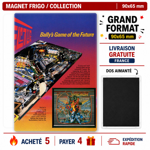 Magnet frigo flipper - magnet,